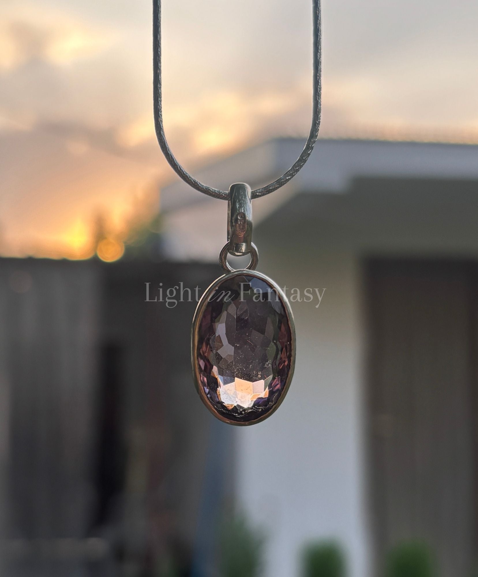 SERENITY- Amethyst Pendant