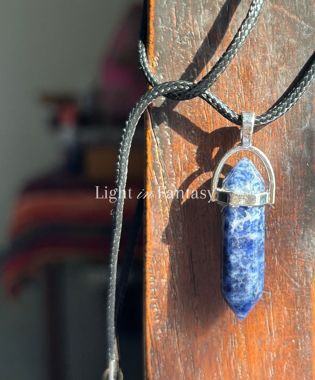 Lapis Lazuli Capsule Pendant