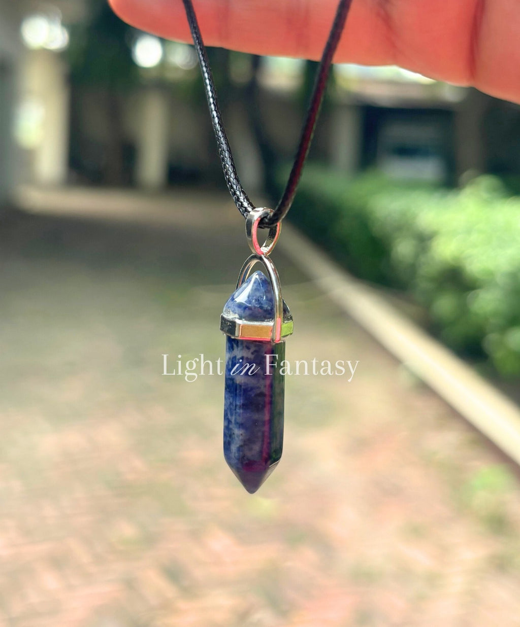 Lapis Lazuli Capsule Pendant