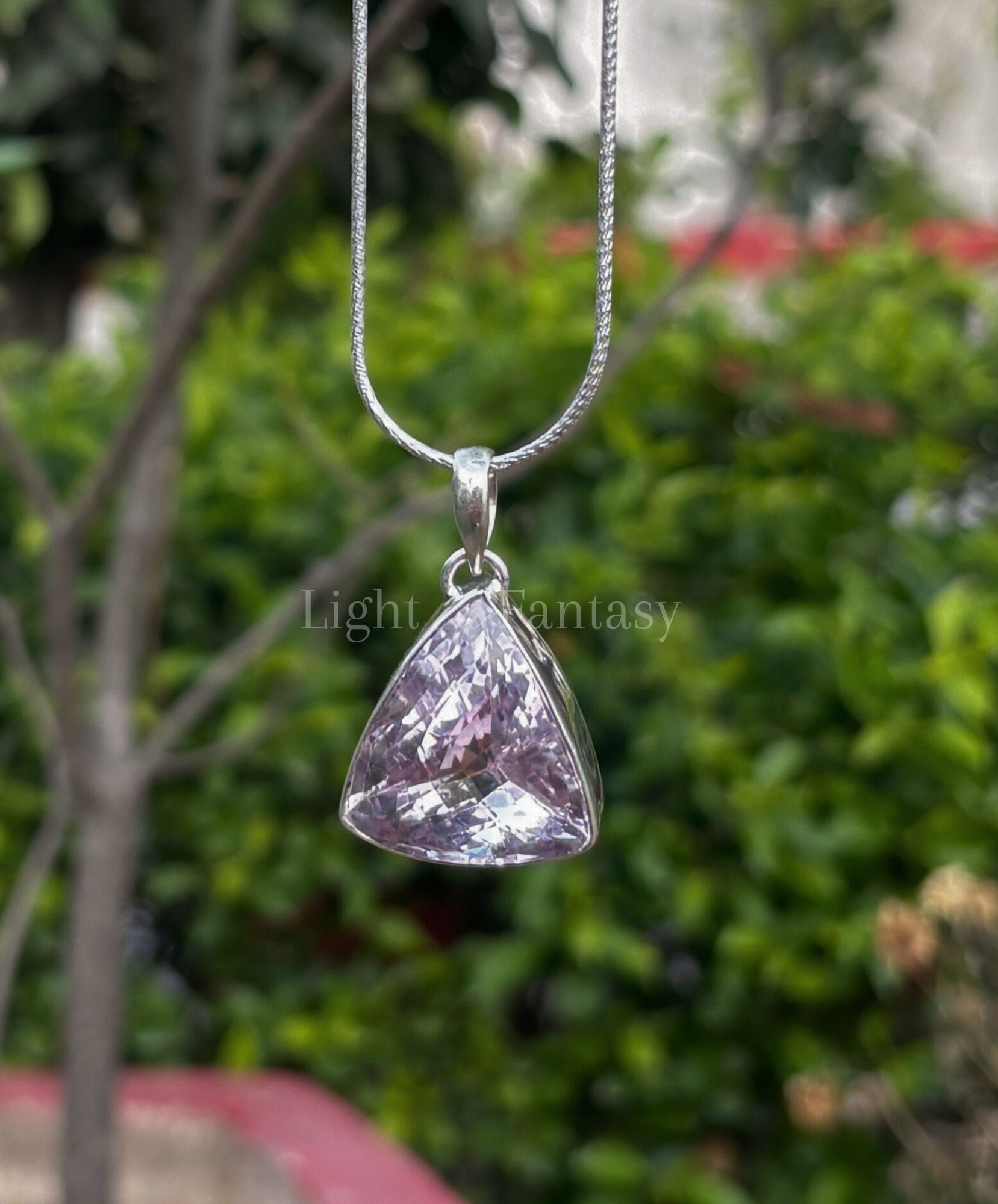 TRINITY- Amethyst Pendant