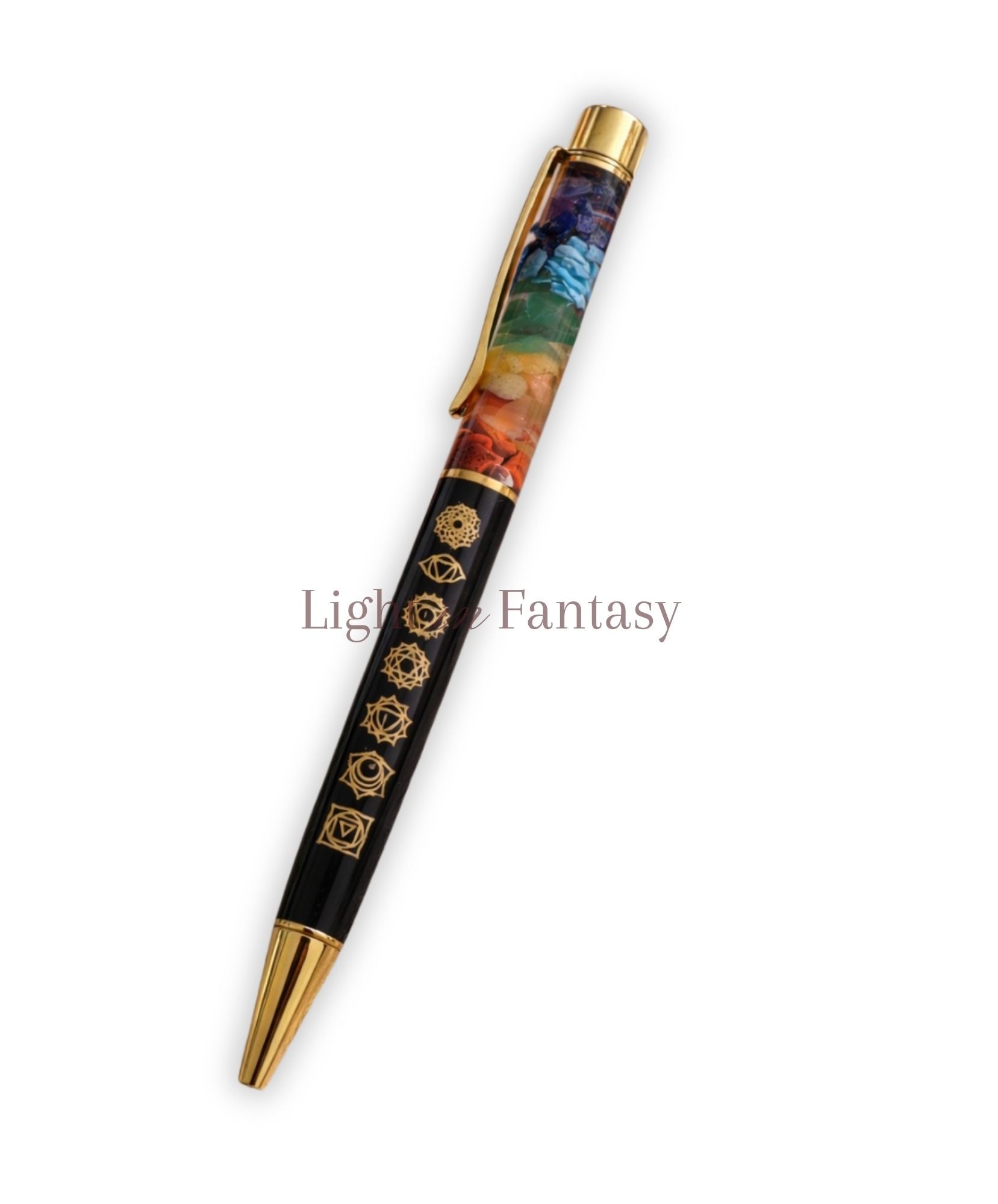 7 Chakra Pen- Black