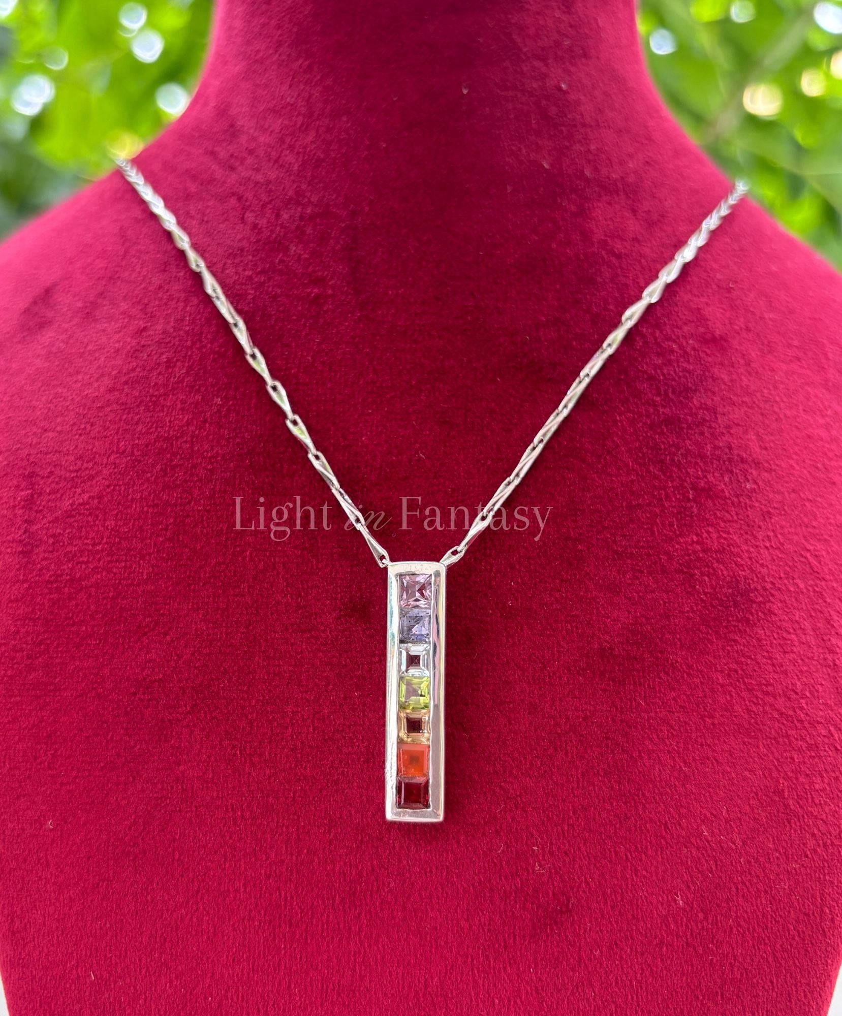 Balance Bar Pendant I 925 Silver