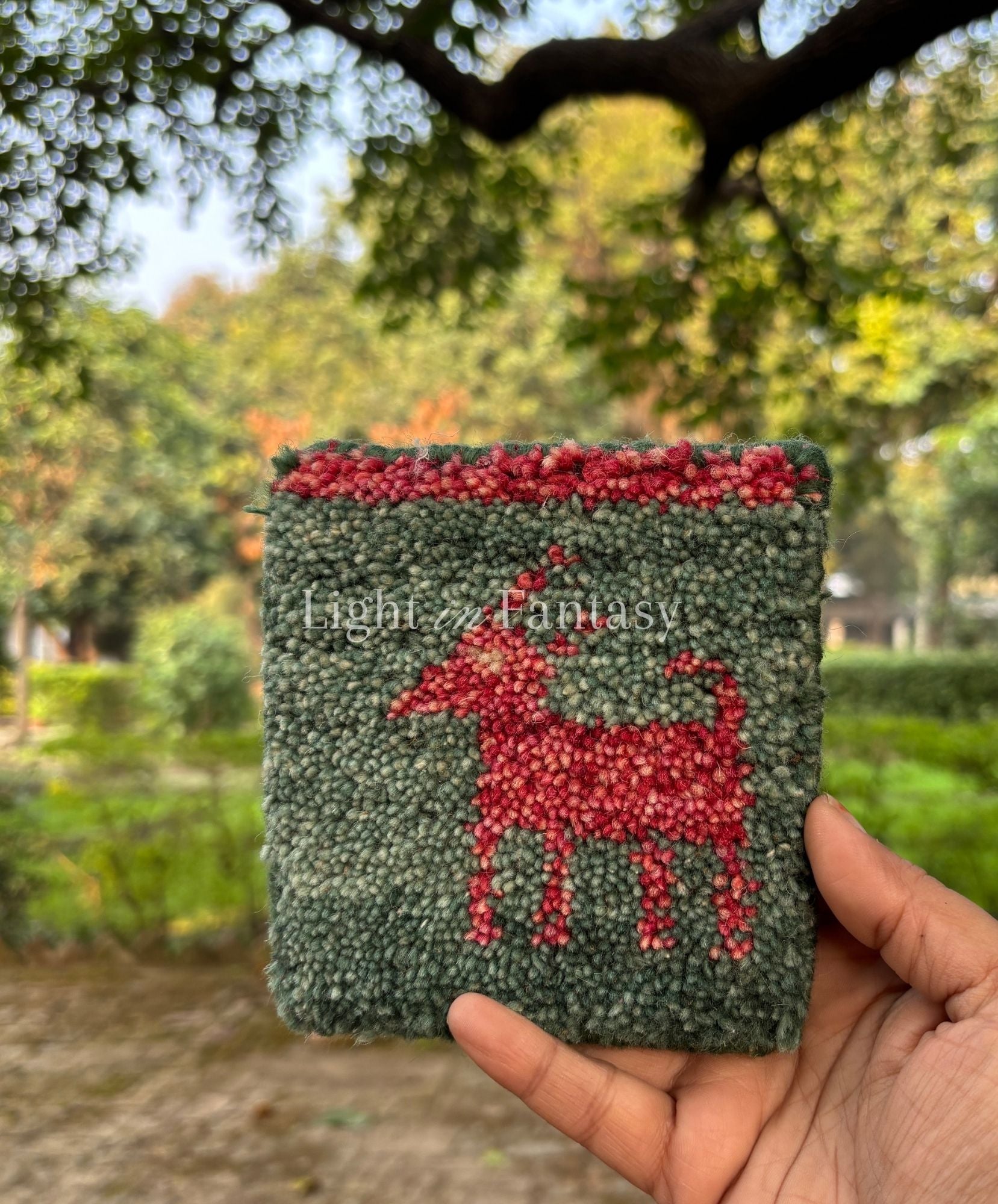 The Winter Stag- Red