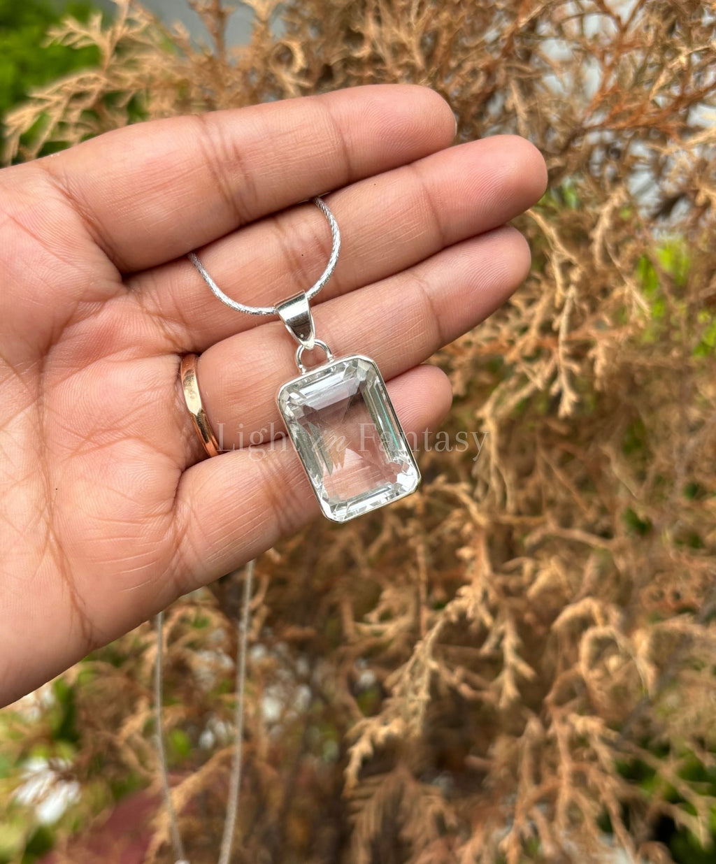 ZENITH Jr -Clear Quartz Pendant
