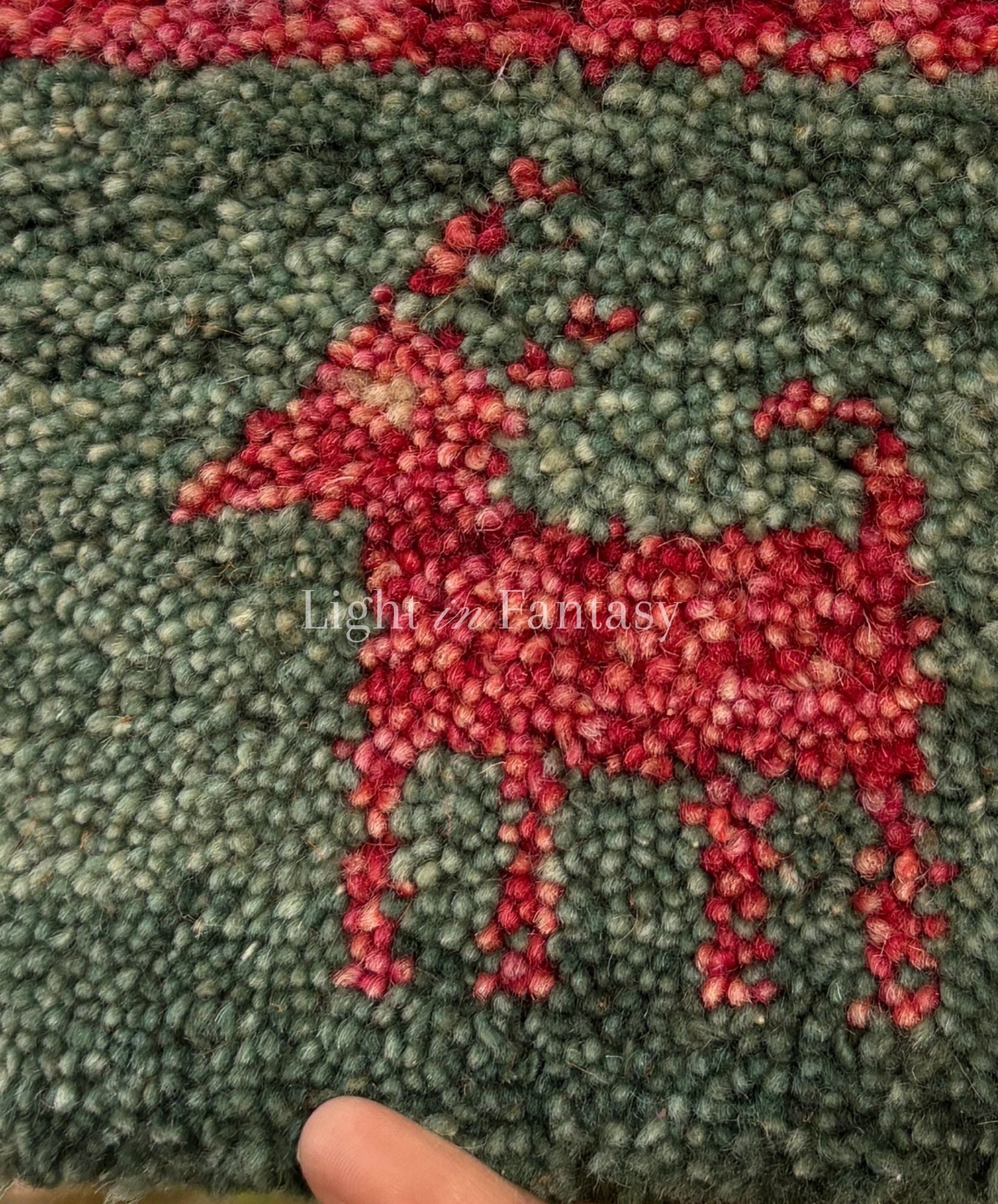 The Winter Stag- Red