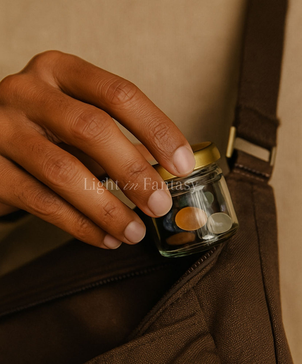 Crystal Jar for Grounding-S