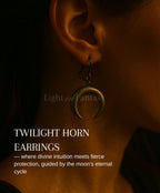 Twilight Horn Earrings