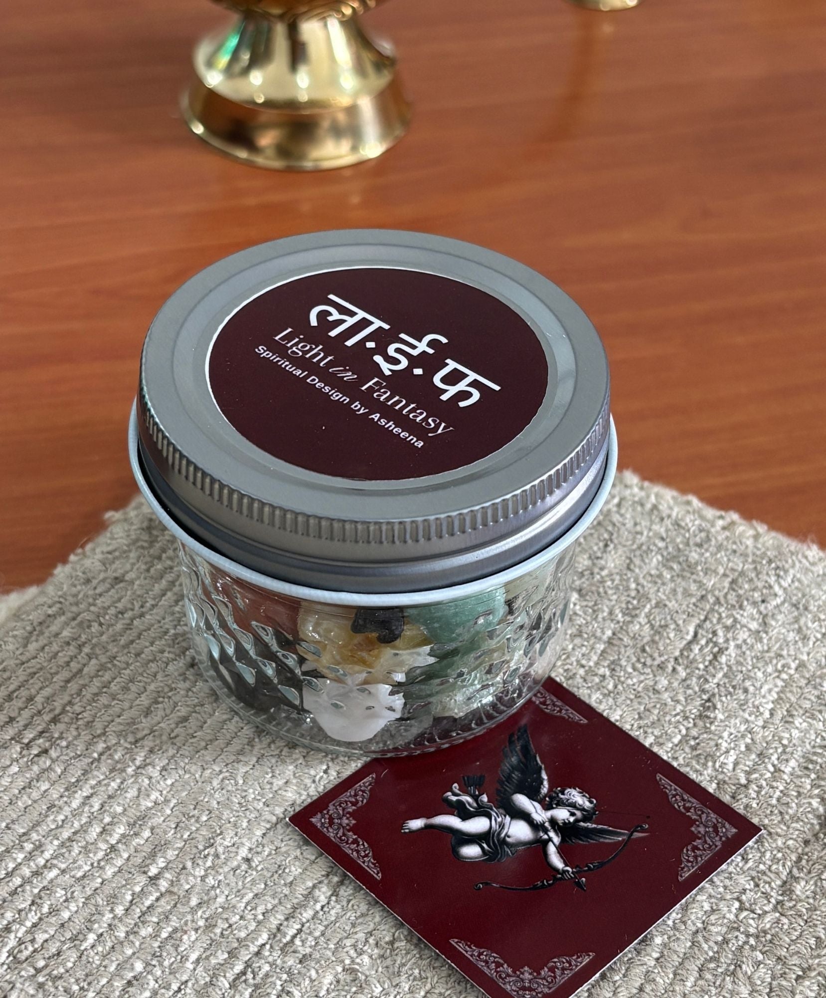 Crystal Jar for Grounding-M