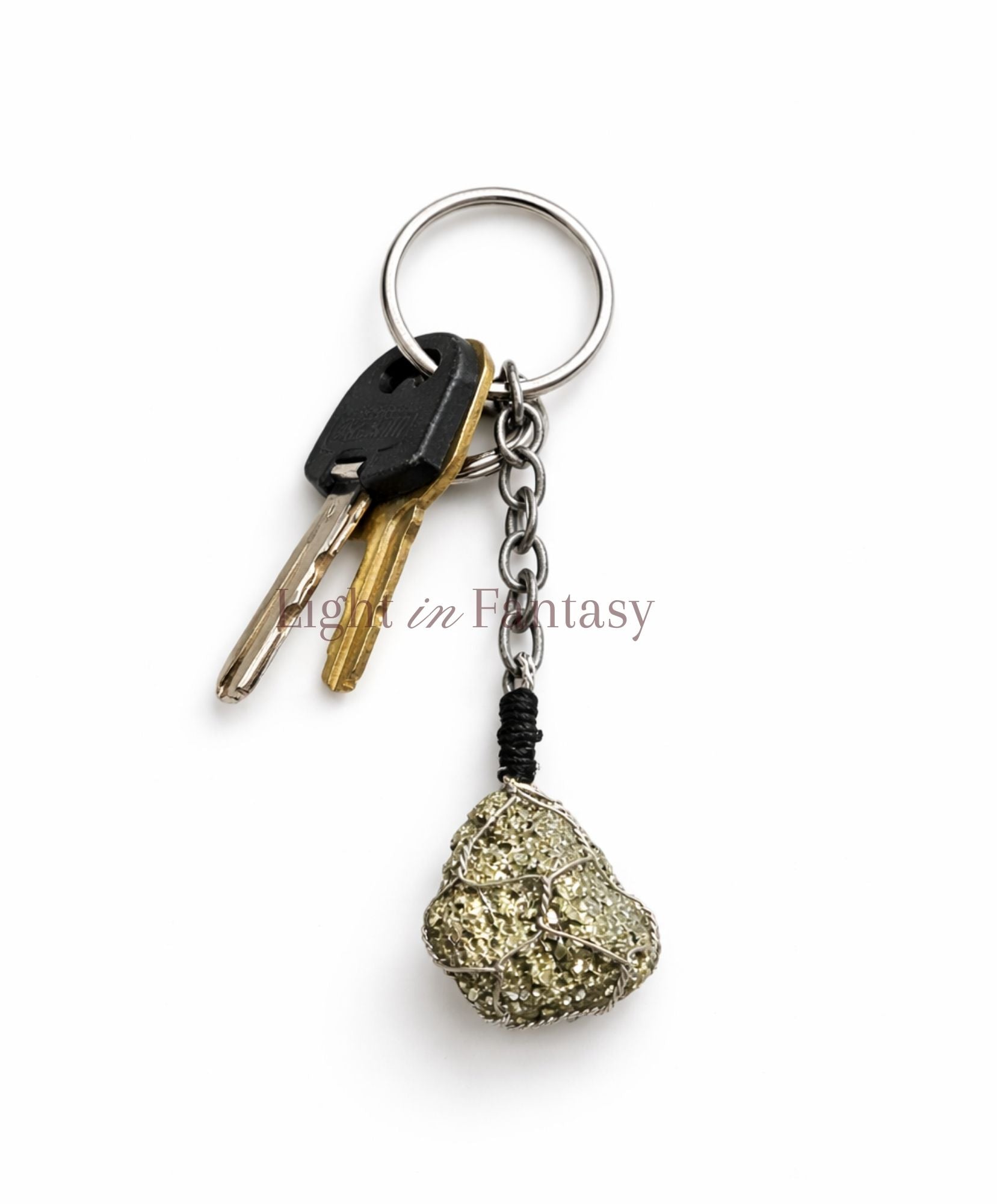 Pyrite Key-Chain I A Talisman of Protection